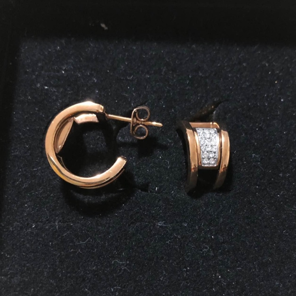 BRIEL Rose Gold Earrings